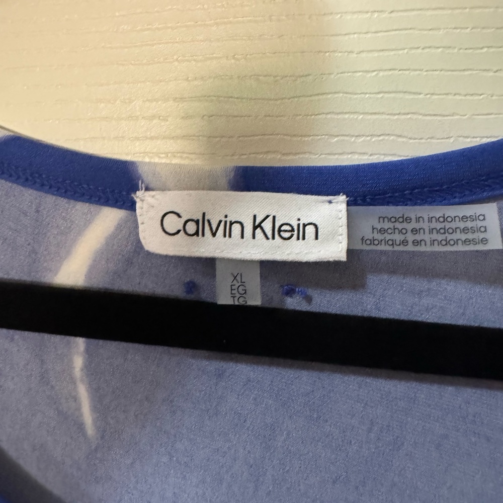 Calvin Klein Blue Maxi Dress XL